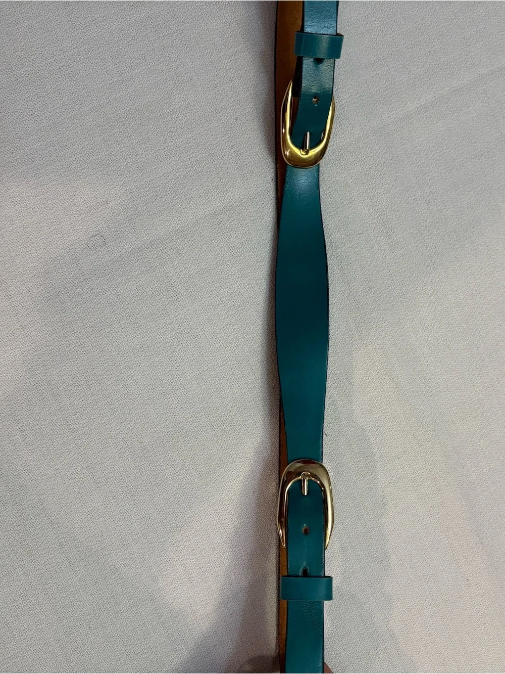 Teal Gold Accent Women's Waist Belt